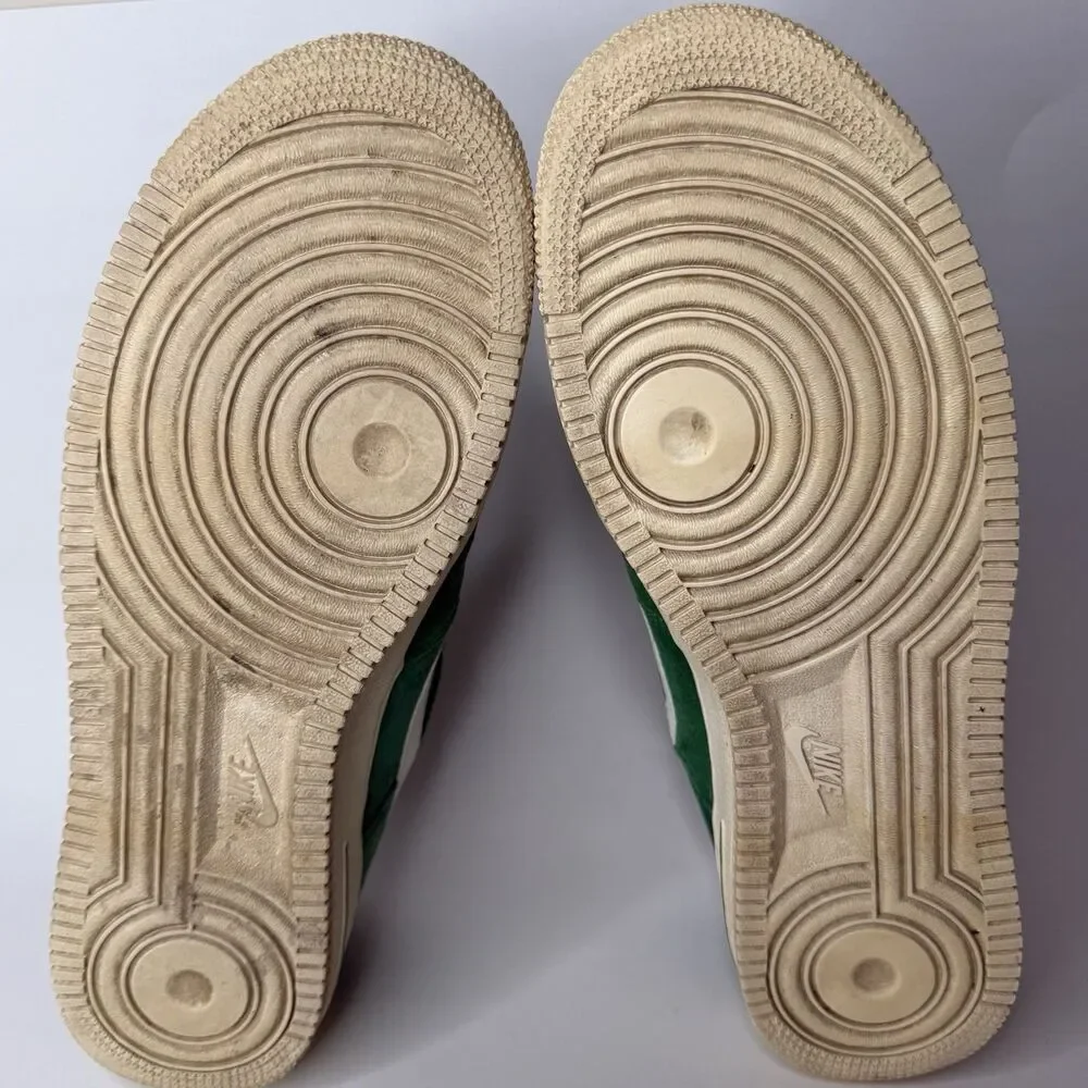 Nike Air Force 1 Low Pine Green Sail Suede Shoes Mens 12 488298-308 AF1 2013 - Picture 11 of 16